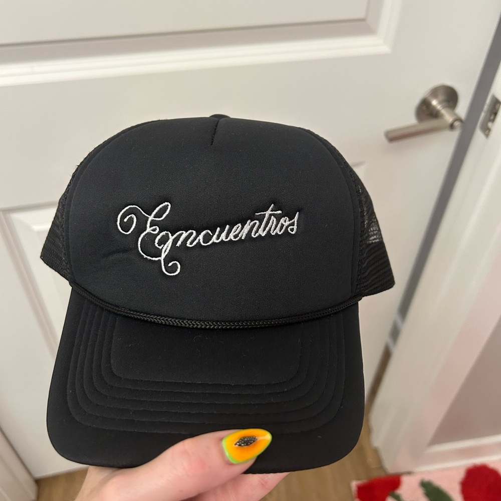 Becky G Encuentros Tour Merch Black Trucker Hat
